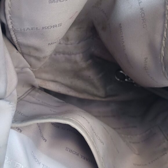 Michael Kors Gray Leather Backpack main image 11